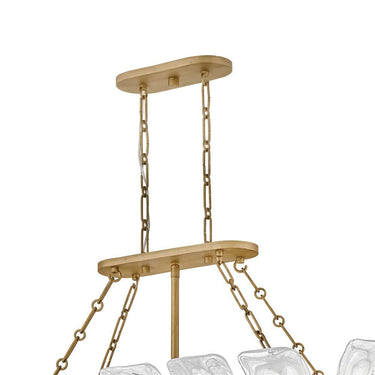 Fredrick Ramond Fleur Large Ten-Light Linear Pendant Alternative Image 2