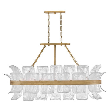 Fredrick Ramond Fleur Large Ten-Light Linear Pendant Alternative Image 4