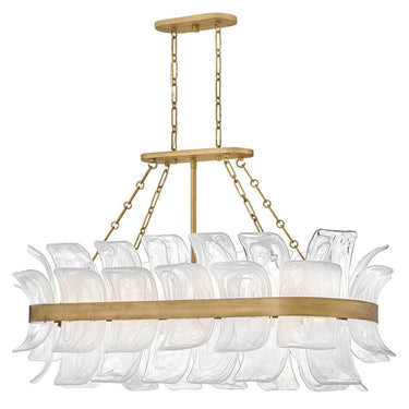 Fredrick Ramond Fleur Large Ten-Light Linear Pendant 