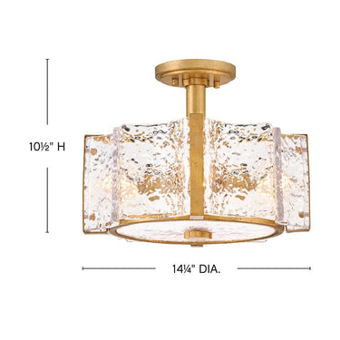 Fredrick Ramond Florian Medium Semi-Flush Mount - FR41601 Alternative Image 1