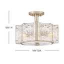 Fredrick Ramond Florian Medium Semi-Flush Mount - FR41601 Alternative Image 11