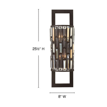 Fredrick Ramond Gemma Large Two Light Sconce Alternative Image 1