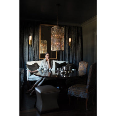 Fredrick Ramond Gemma Large Two Tier Drum Chandelier Alternative Image 10