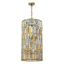 Fredrick Ramond Gemma Large Two Tier Drum Chandelier 