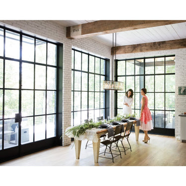 Fredrick Ramond Gemma Medium Six Light Linear Pendant Alternative Image 5