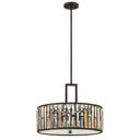 Fredrick Ramond Gemma Small Drum Chandelier Alternative Image 4