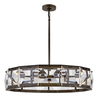 Fredrick Ramond Jolie Medium LED Drum Chandelier 