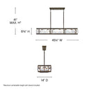 Fredrick Ramond Jolie Medium LED Linear Pendant Alternative Image 1