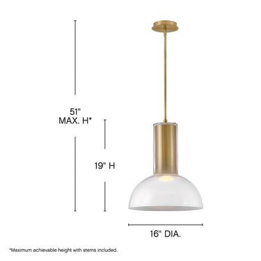 Fredrick Ramond LED Ombra Large Pendant Alternative Image 6