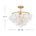 Fredrick Ramond Marabel Medium Semi-Flush Mount Alternative Image 1