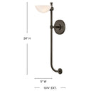 Fredrick Ramond Merit Large Single Light Sconce Alternative Image 1