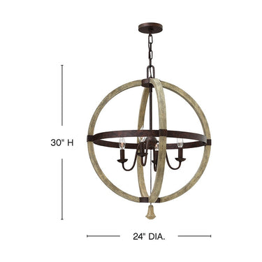 Fredrick Ramond Middlefield Medium Orb Chandelier Alternative Image 1