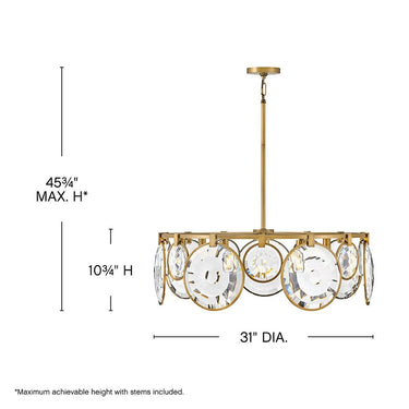 Fredrick Ramond Nala Medium Convertible Drum Chandelier Alternative Image 1