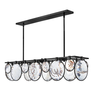 Fredrick Ramond Nala Medium Eight Light Linear Pendant 