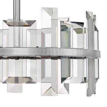 Fredrick Ramond Odette Medium Convertible Drum Chandelier - FR39214PNI Alternative Image 3