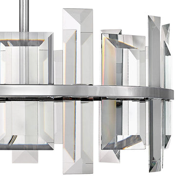 Fredrick Ramond Odette Medium Convertible Drum Chandelier - FR39215PNI Alternative Image 3
