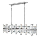 Fredrick Ramond Odette Medium Eight Light Linear Pendant 