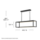 Fredrick Ramond Onyx Medium LED Linear Pendant Alternative Image 1