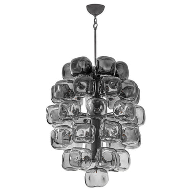Fredrick Ramond Perriand Medium Chandelier in Brushed Graphite Finish Alternative Image 1