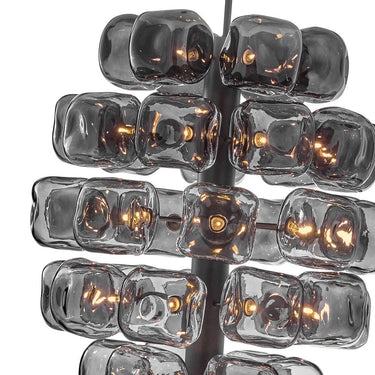Fredrick Ramond Perriand Medium Chandelier in Brushed Graphite Finish Alternative Image 2