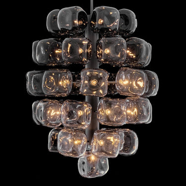 Fredrick Ramond Perriand Medium Chandelier in Brushed Graphite Finish Alternative Image 6