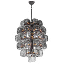 Fredrick Ramond Perriand Medium Chandelier in Brushed Graphite Finish 