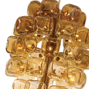 Fredrick Ramond Perriand Medium Chandelier in Unlacquered Brass Finish Alternative Image 2