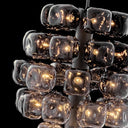 Fredrick Ramond Perriand Small Chandelier in Brushed Graphite Finish Alternative Image 6