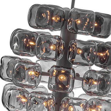 Fredrick Ramond Perriand Small Chandelier in Brushed Graphite Finish Alternative Image 2