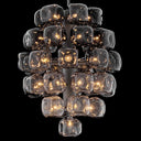 Fredrick Ramond Perriand Small Chandelier in Brushed Graphite Finish Alternative Image 7