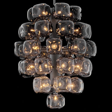Fredrick Ramond Perriand Small Chandelier in Brushed Graphite Finish Alternative Image 7