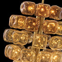 Fredrick Ramond Perriand Small Chandelier in Unlacquered Brass Finish Alternative Image 5