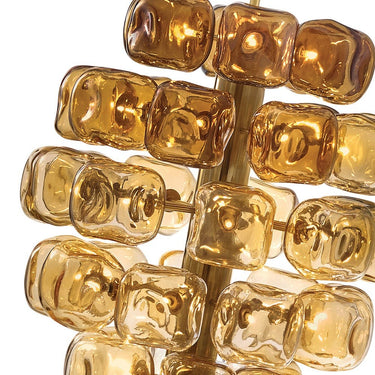 Fredrick Ramond Perriand Small Chandelier in Unlacquered Brass Finish Alternative Image 2