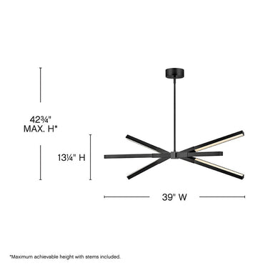 Fredrick Ramond Rae Small LED Linear Pendant Alternative Image 1