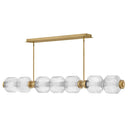Fredrick Ramond Reign Large Seven Light LED Linear Pendant Alternative Image 8