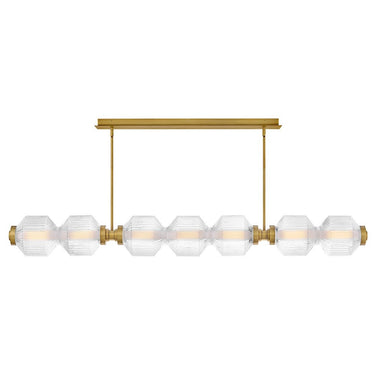 Fredrick Ramond Reign Large Seven Light LED Linear Pendant Alternative Image 9