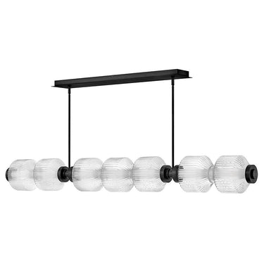 Fredrick Ramond Reign Large Seven Light LED Linear Pendant Alternative Image 2