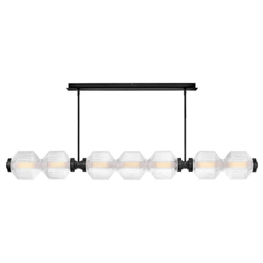 Fredrick Ramond Reign Large Seven Light LED Linear Pendant Alternative Image 3