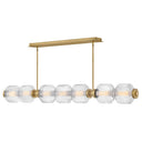 Fredrick Ramond Reign Large Seven Light LED Linear Pendant Alternative Image 7