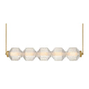 Fredrick Ramond Reign Medium Five Light LED Linear Pendant Alternative Image 12