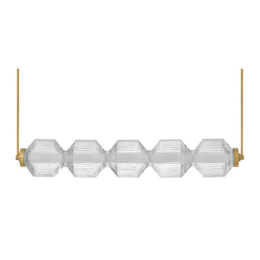 Fredrick Ramond Reign Medium Five Light LED Linear Pendant Alternative Image 13