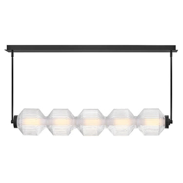 Fredrick Ramond Reign Medium Five Light LED Linear Pendant Alternative Image 3
