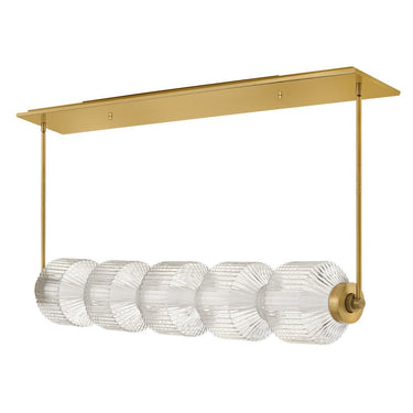 Fredrick Ramond Reign Medium Five Light LED Linear Pendant Alternative Image 9