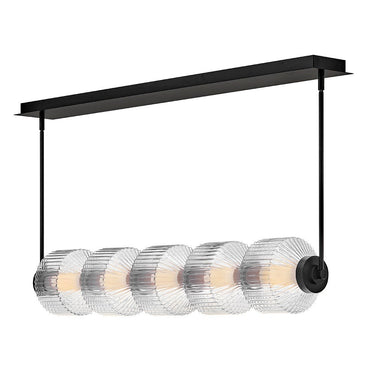Fredrick Ramond Reign Medium Five Light LED Linear Pendant 