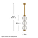 Fredrick Ramond Reign Small LED Convertible Pendant Alternative Image 7