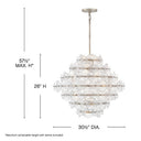 Fredrick Ramond Rene Medium Multi Tier Chandelier Alternative Image 6