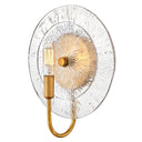 Fredrick Ramond Rene Medium Single Light Sconce in Distressed Brass Finish 
