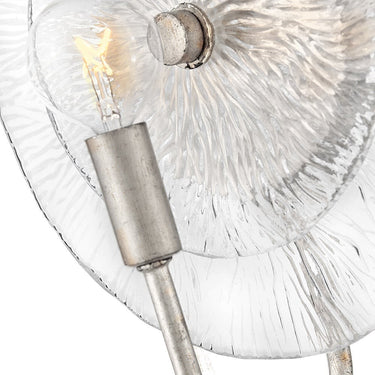 Fredrick Ramond Rene Medium Single Light Sconce in Glacial Finish Alternative Image 4