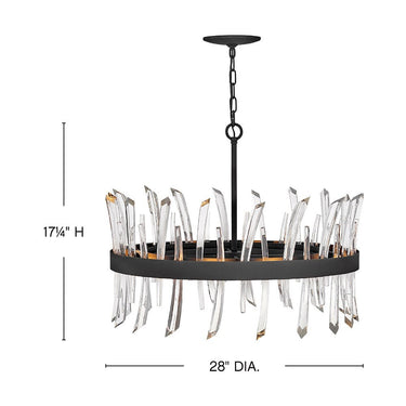 Fredrick Ramond Revel Medium Single Tier Chandelier Alternative Image 1