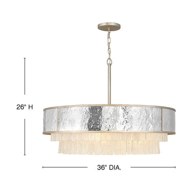 Fredrick Ramond Reverie Large Drum Chandelier Alternative Image 1